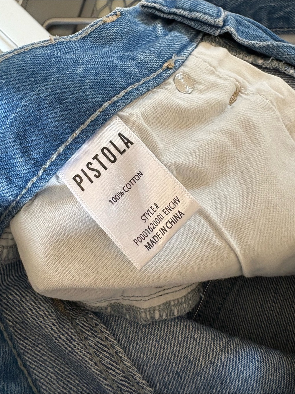 NWOT - Pistola Lexi Mid Rise Bowed Jean in Enchanted Vintage - Size 26 - Picture 8 of 8